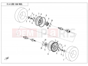 CFMOTO UFORCE 800 (CF800-3) REAR WHEEL - F11-B