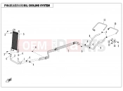 CFMOTO UFORCE 800 (CF800-3) OIL COOLING SYSTEM - F18-2