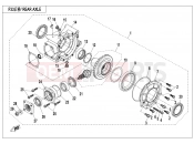 CFMOTO UFORCE 800 (CF800-3) REAR AXLE - F33