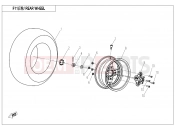 CFMOTO UFORCE 800 (CF800-3) REAR WHEEL  - F11