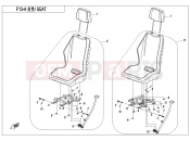 CFMOTO UFORCE 800 (CF800-3) SEAT - F13-A
