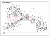 CFMOTO UFORCE 800 (CF800-3) REAR AXLE - F33