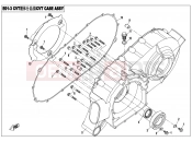 CFMOTO UFORCE 800 (CF800-3) CVT CASE ASSY - E01-3