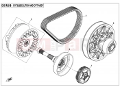 CFMOTO UFORCE 800 (CF800-3) CLUTCH AND CVT ASSY - E05