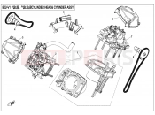 CFMOTO UFORCE 800 (CF800-3) CYLINDER HEAD AND CYLINDER ASSY. - E02-V1