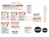 CFMOTO UFORCE 800 (CF800-3) ARGENTINA WARNING DECALS - F19-B