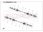 CFMOTO UFORCE 800 (CF800-3) REAR CV SHAFT(2018 ODM)