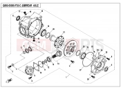 CFMOTO UFORCE 800 (CF800UTR-2) REAR AXLE(NO DIFFERENTIAL) - F33-C