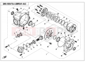 CFMOTO UFORCE 800 (CF800UTR-2) REAR AXLE(AUTOMATIC DIFFERENTIAL LOCK) - F33-A-V1