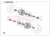 CFMOTO UFORCE 800 (CF800UTR-2) REAR WHEEL - F11