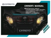 CFMOTO UFORCE 800 (CF800UTR-2) OWNER'S MANUAL - F38-A