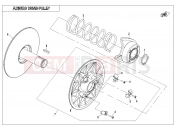 CFMOTO UFORCE 800 (CF800UTR-2) DRIVEN PULLEY(HL) - E05-2-A