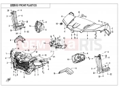CFMOTO 2025 UTV UFORCE 800 (CF800UTR-4) FRONT PLASTICS - F04-1