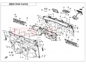CFMOTO 2025 UTV UFORCE 800 (CF800UTR-4) FRONT PLASTICS - F04-2