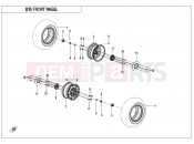 CFMOTO 2025 UTV UFORCE 800 (CF800UTR-4) FRONT WHEEL - F07