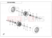 CFMOTO 2025 UTV UFORCE 800 (CF800UTR-4) REAR WHEEL - F11