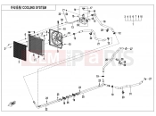 CFMOTO 2025 UTV UFORCE 800 (CF800UTR-4) COOLING SYSTEM - F18-V2