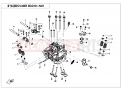 CFMOTO 2025 UTV UFORCE 800 (CF800UTR-4) CYLINDER HEAD NO.1 ASSY - E02-2