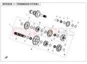 CFMOTO 2025 UTV UFORCE 800 (CF800UTR-4) TRANSMISSION SYSTEM(1) - E06-1