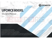 CFMOTO UFORCE 800 (CF800UTR-4) OWNER\'S MANUAL(EU167) - F38-A