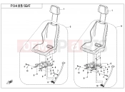 CFMOTO UFORCE 800 (CF800UU-A) SEAT - F13-A