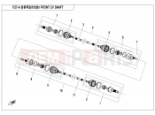 CFMOTO UFORCE 800 (CF800UU-A) FRONT CV SHAFT - F27-A