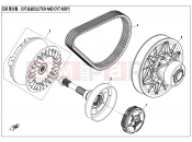 CFMOTO UFORCE 800 (CF800UU-A) CLUTCH AND CVT ASSY - E05