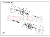 CFMOTO UFORCE 800 (CF800UU-A) FRONT WHEEL - F07-A