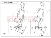 CFMOTO UFORCE 800 (CF800UU-A) SEAT - F13-A