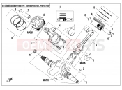 CFMOTO UFORCE 800 (CF800UU-A) CRANKSHAFT@^CONNECTING GOD@^ PISTON ASSY - E04