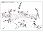 CFMOTO UFORCE 800 (CF800UU-A) FRONT SUSPENSION - F05-V1