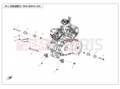 CFMOTO UFORCE 800 (CF800UU-A) ENGINE MOUNTING PARTS - F00-2