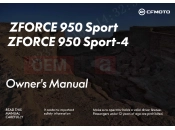 CFMOTO ZFORCE 950 (CF1000STR-3L) OWNERS MANUAL - F38-V2
