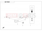 CFMOTO ZFORCE 950 (CF1000STR-3L) TOWBAR(BOLT CONNECTION ) - F40