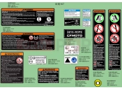 CFMOTO ZFORCE 950 (CF1000STR-3L) WARNING LABEL - F19-2-A-V1