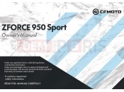 CFMOTO ZFORCE 950 (CF1000STR-3L) OWNERS MANUAL(EU167) - F38