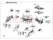 CFMOTO ZFORCE 950 (CF1000STR-3L) REAR PLASTICS - F04-5