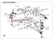 CFMOTO ZFORCE 950 (CF1000STR-3L) FRONT SUSPENSION - F05-1