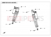 CFMOTO ZFORCE 950 (CF1000STR-3L) REAR SHOCK ABSORBER - F06-2
