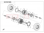 CFMOTO ZFORCE 950 (CF1000STR-3L) FRONT WHEEL - F07