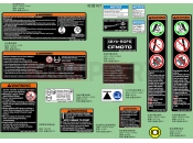 CFMOTO ZFORCE 950 (CF1000STR-3L) WARNING LABEL - F19-2-A