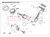 CFMOTO ZFORCE 950 (CF1000STR-3L) CRANKSHAFT @^ CONNECTING ROD @^ PISTON ASSY(CRACKING CONNECTING ROD) - E04-B