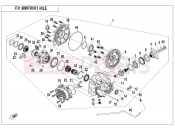 CFMOTO 2016 SSV ZFORCE 1000 (CF1000US-2) FRONT AXLE - F31
