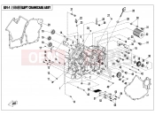 CFMOTO 2016 SSV ZFORCE 1000 (CF1000US-2) LEFT CRANKCASE ASSY - E01-1