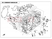 CFMOTO 2016 SSV ZFORCE 1000 (CF1000US-2) RIGHT CRANKCASE ASSY - E01-2