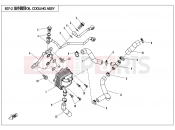 CFMOTO 2016 SSV ZFORCE 1000 (CF1000US-2) OIL COOLING SYSTEM - E07-2