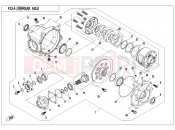 CFMOTO ZFORCE 1000 (CF1000US-2) REAR AXLE(AUTOMATIC DIFFERENTIAL LOCK) - F33-A