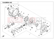 CFMOTO ZFORCE 1000 (CF1000US-2) REAR AXLE(NO DIFFERENTIAL) - F33-B