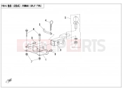 CFMOTO ZFORCE 1000 (CF1000US-2) TOWBAR(SPLIT TYPE) - F40-A