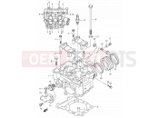 SUZUKI DR-Z400S K7 (2007) (E03,E28,E33) 3 - CYLINDER HEAD